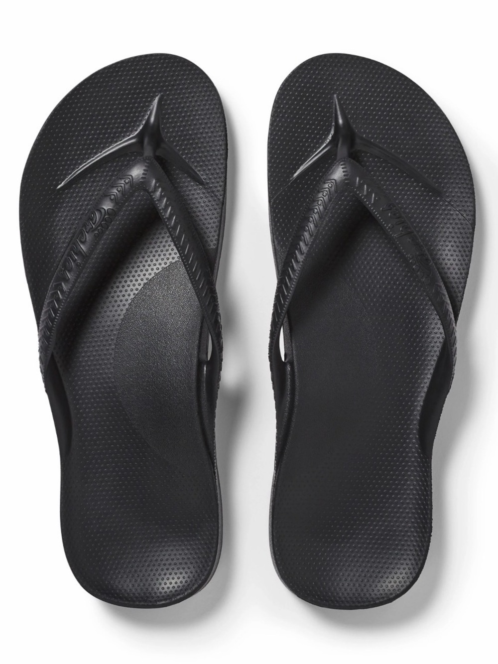 Women’s Black Flip Flop Sandals - Cushion Support